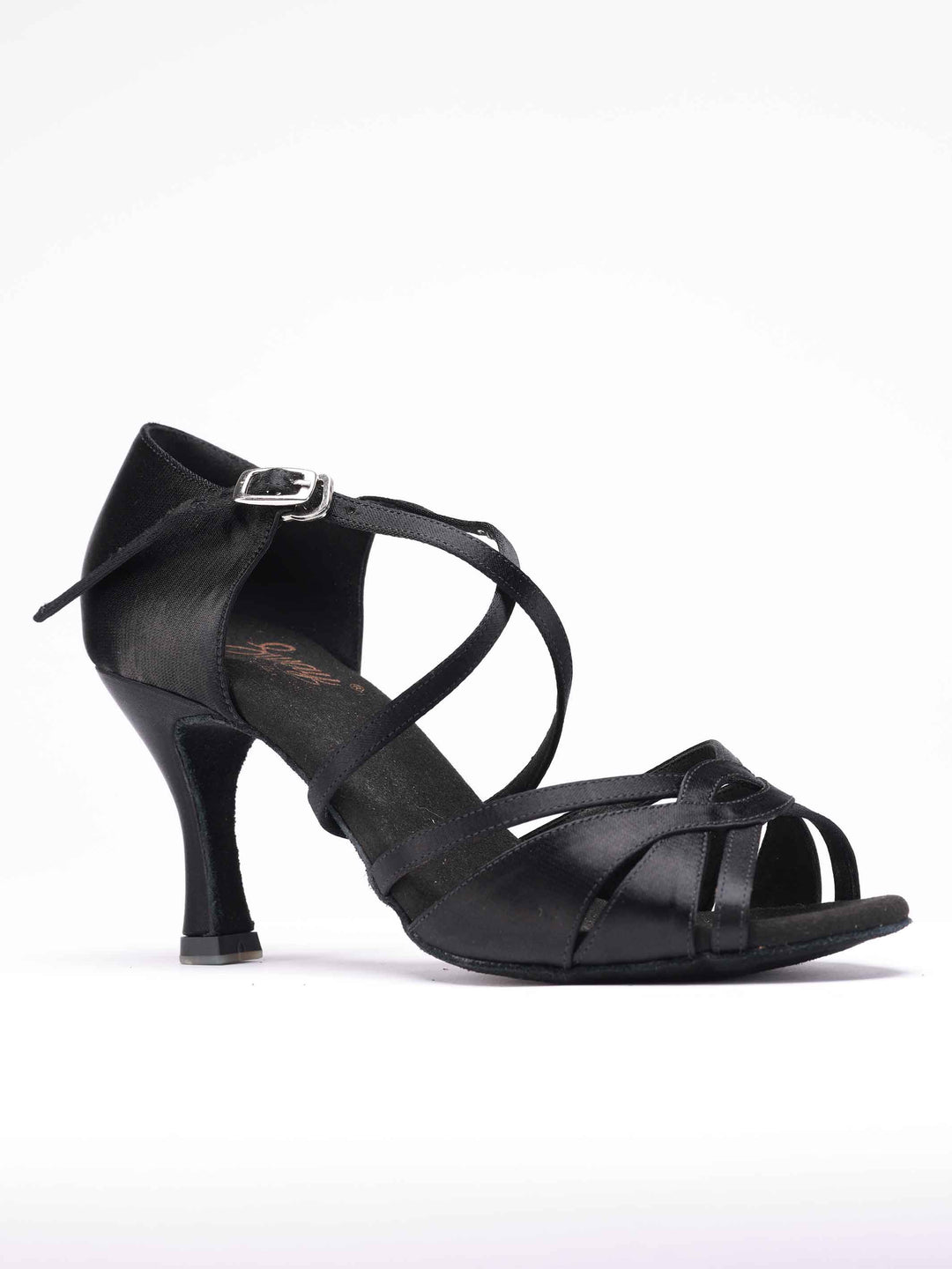 Zapatos de baile latino para mujers, modèle Stella, couleur negro