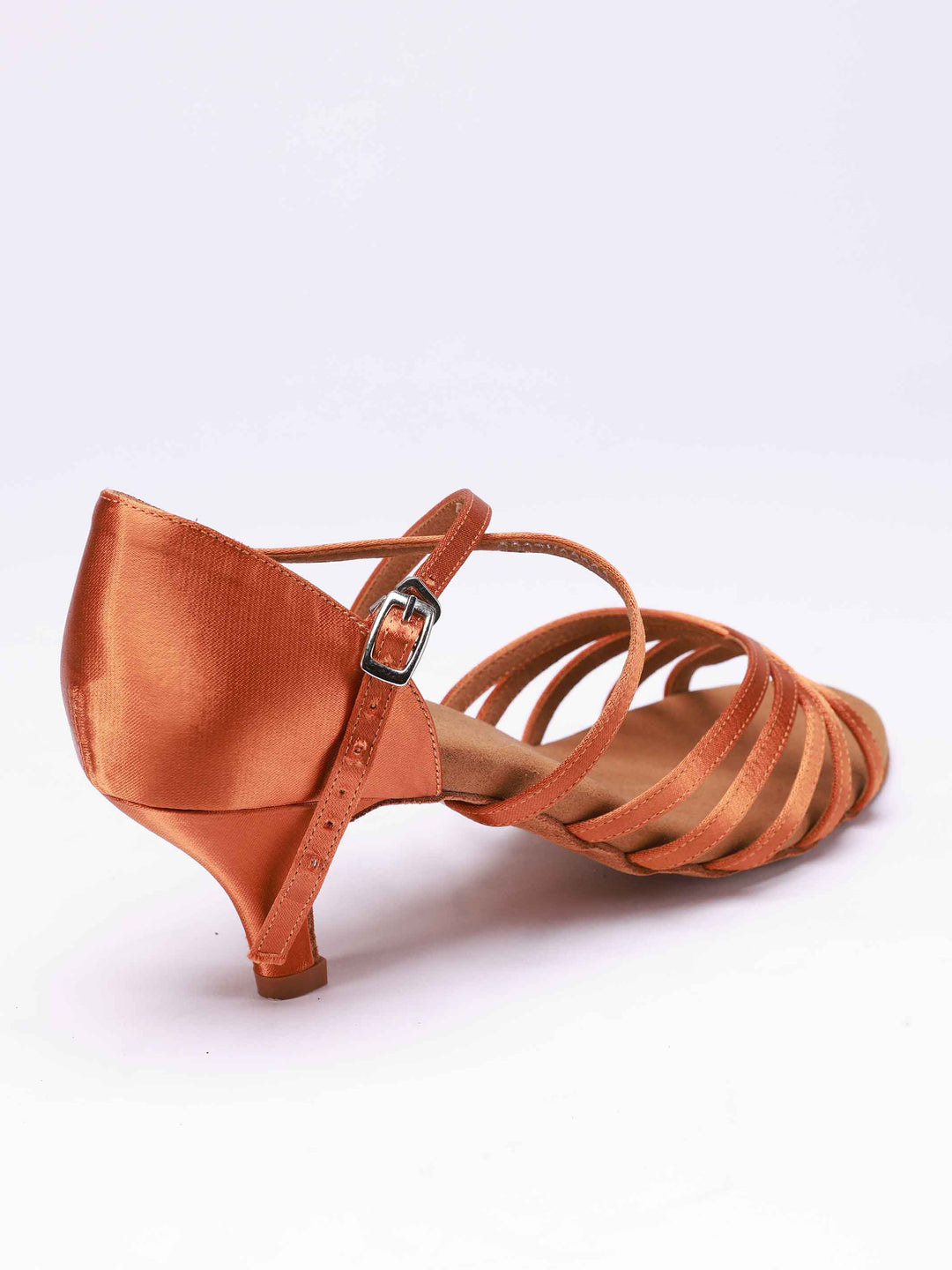 Dance Shoes Latine Emma for Women - Talons Moyens couleur Tan - vue arrière