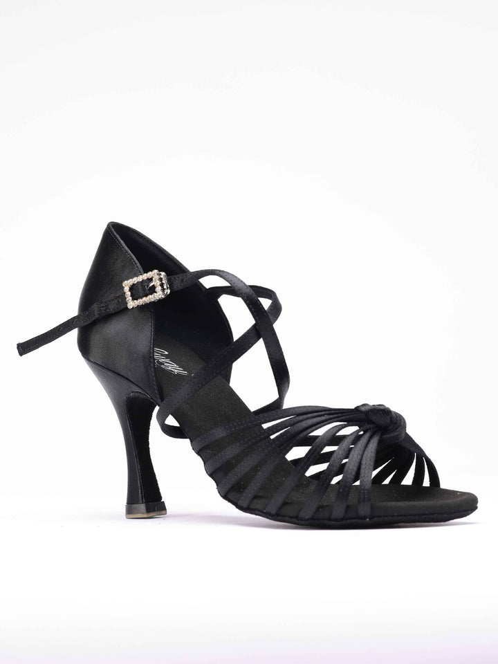 Zapatos de baile latino para mujer, modèle Irina, 8 fines brides à l&