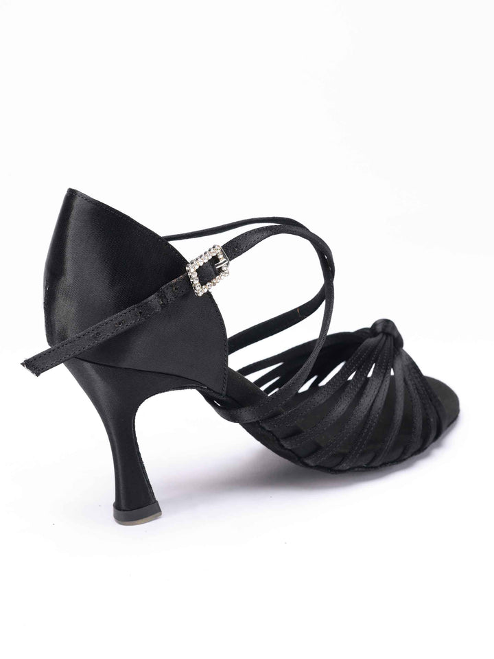 Zapatos de baile latino para mujer, modèle Irina, 8 fines brides à l&