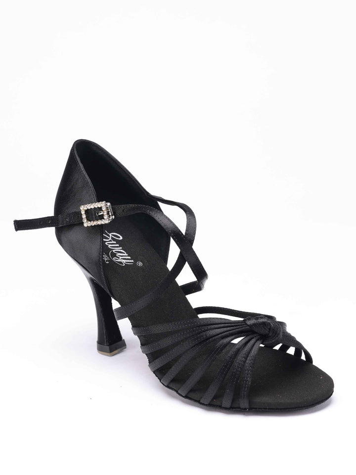 Zapatos de baile latino para mujer, modèle Irina, 8 fines brides à l&