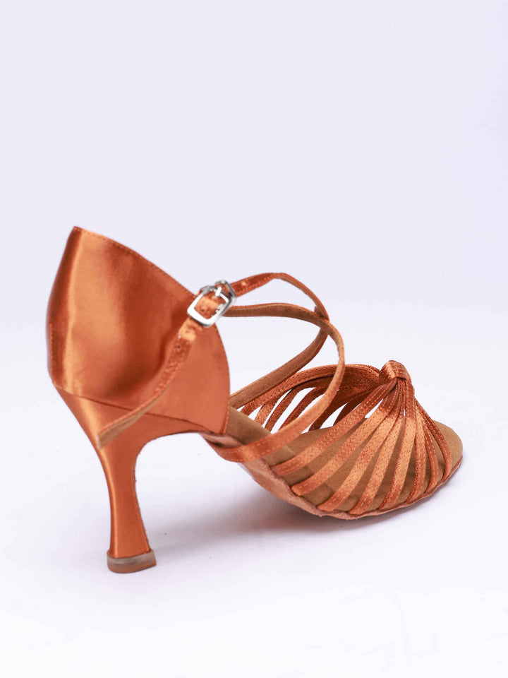 Zapatos de baile latino para mujer, modèle Irina, 8 fines brides à l&