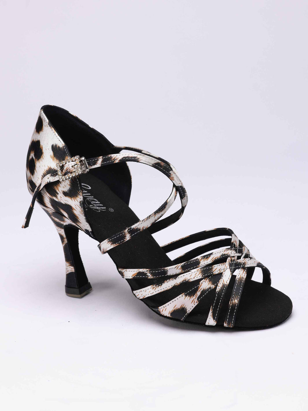 Zapatos de baile latino para mujer, modèle Penelope, avec 5 lanières à l&