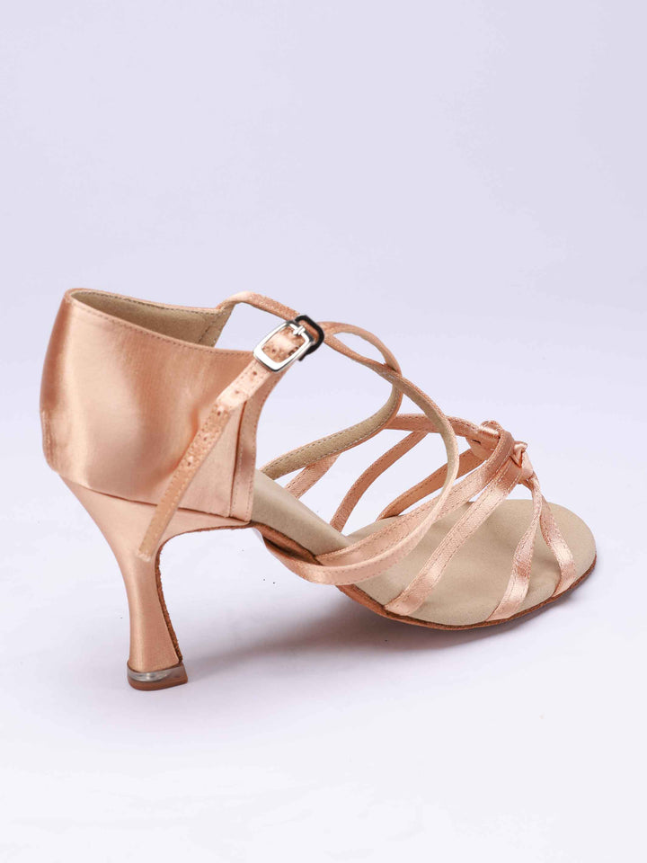 Zapatos de baile latino para mujer, modèle Gabriella, nœuds multiples à l&