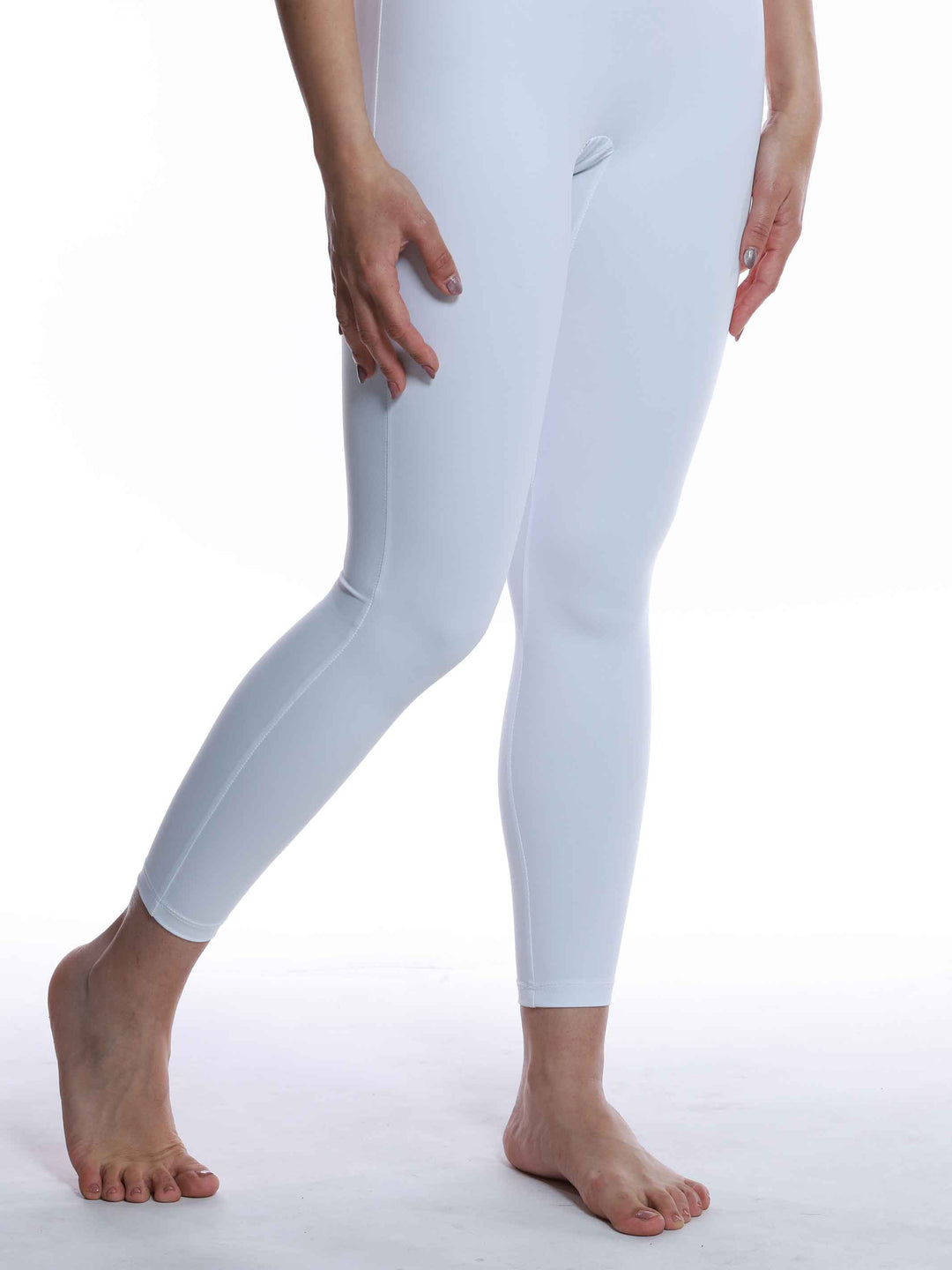 Maillots blanco mesh para danza contemporánea y yoga - vue bas